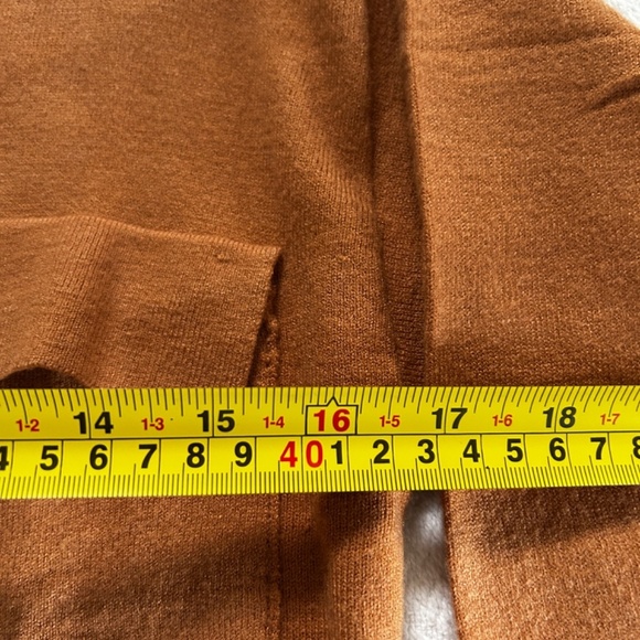 Guilty Lightweight Button Up Cardigan Carmel Women's Size Small fall soft cozy - Picture 9 of 11